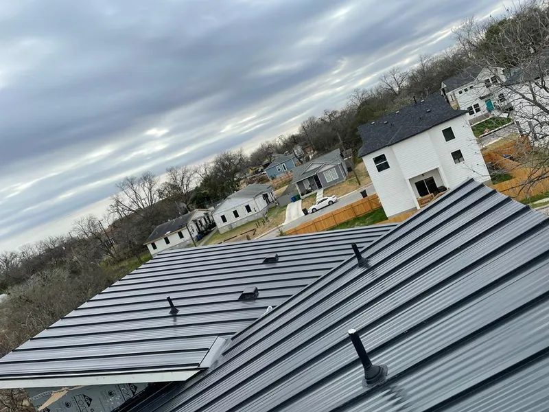 Standing seam metal roof panels with vents for Skylight Repair in EspaÃ±ola